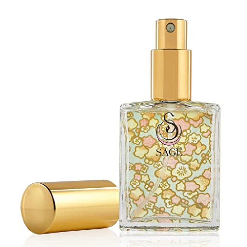 The Sage Lifestyle PEARL 오 드 뚜왈렛 스프레이 향수(2온스/59ml) - 여행용 향수, 비건 향수 오일 - 샌달우드, 신선한 머스크 및 바닐라의 은은한 향을 느껴보세요