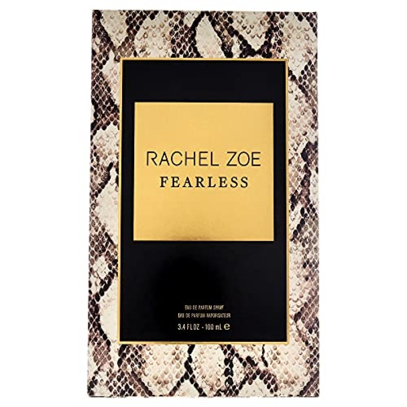 Rachel Zoe Fearless - 3.4온스 오 드 퍼퓸 스프레이 - 완벽하게 균형 잡힌 여성용 향수 - 오래 지속되는 시그니처 디자이너 향으로 감각을 깨우세요