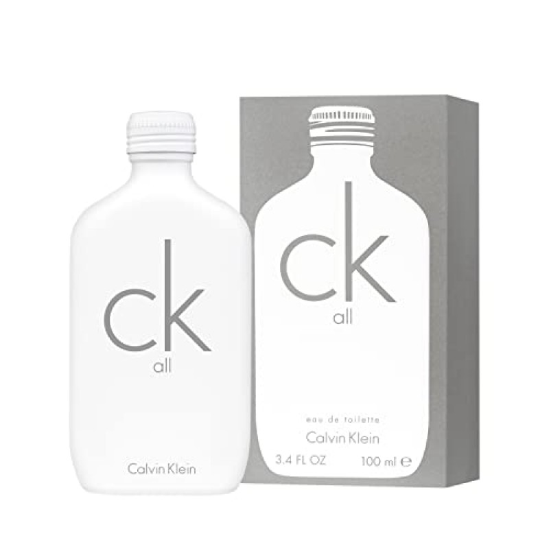 Calvin Klein CK 올 유니섹스 오 드 뚜왈렛 - 만다린, 자몽 꽃, 따뜻한 머스크, 앰버 향