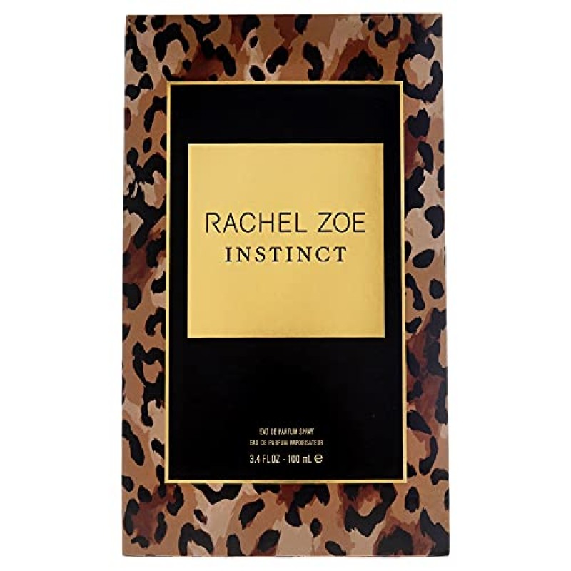 RACHEL ZOE Instinct - 3.4온스 오 드 퍼퓸 스프레이 - 완벽하게 균형 잡힌 여성용 향수 - 오래 지속되는 시그니처 디자이너 향으로 감각을 깨우세요