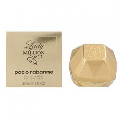 Paco Rabanne Lady Million 여성용 향수 - 따뜻하고 매운 향기 - 재스민과 오렌지 꽃 향 - 지속되는 아로마 - 매혹적이고 달콤한 - 관능적인 향수 - Edp 스프레이 - 1온스