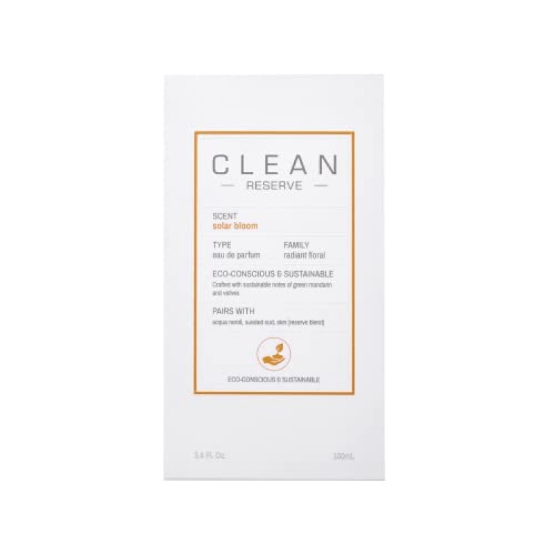 CLEAN RESERVE 솔라 블룸 오 드 퍼퓸, 친환경 및 지속 가능한 스프레이 향, 비건, 프탈레이트 프리, 파라벤 프리