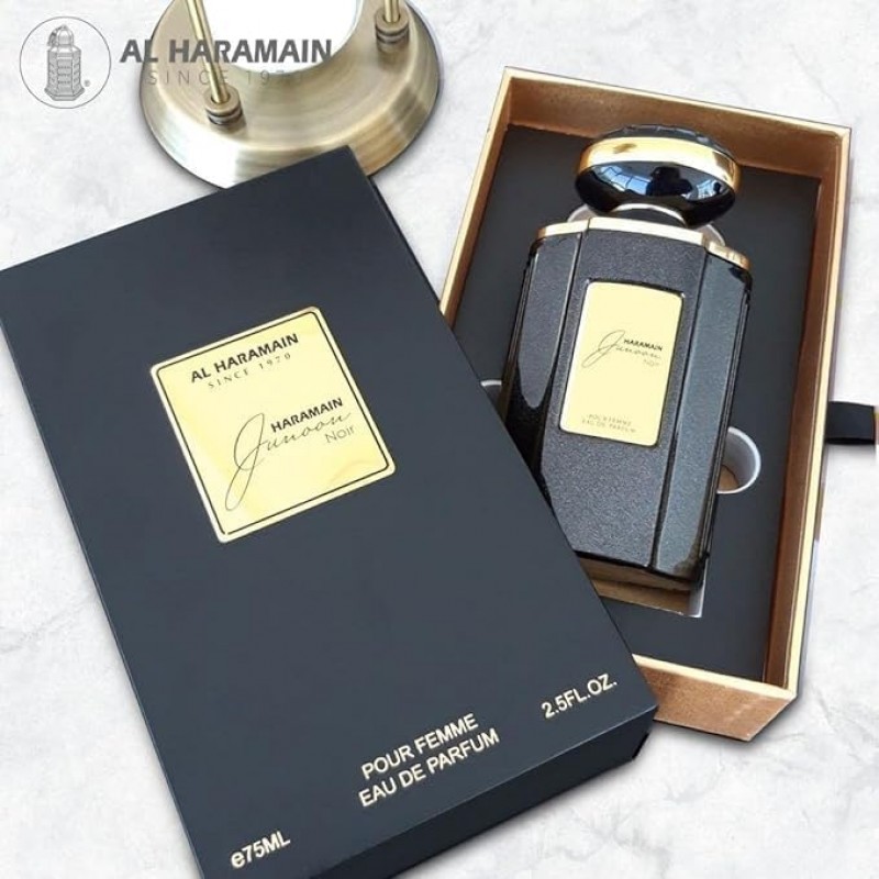 Al Haramain Junoon Noir EDP 2.5온스 75ml 여성용