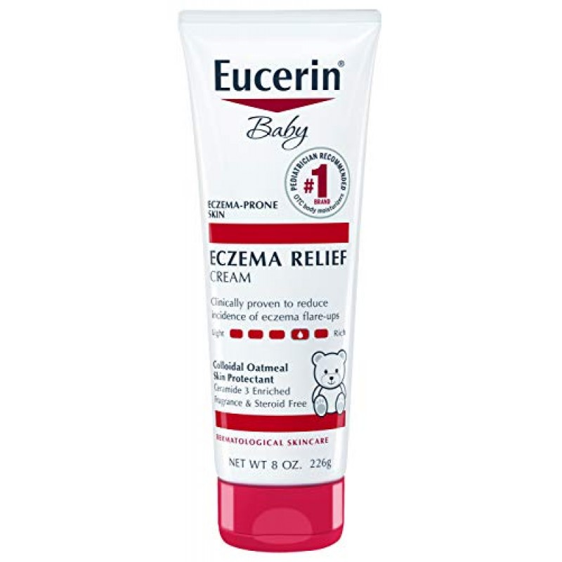 Eucerin 베이비 습진 릴리프 크림 & 바디 워시 + Eucerin 베이비 습진 릴리프 크림 멀티팩, 21.5온스