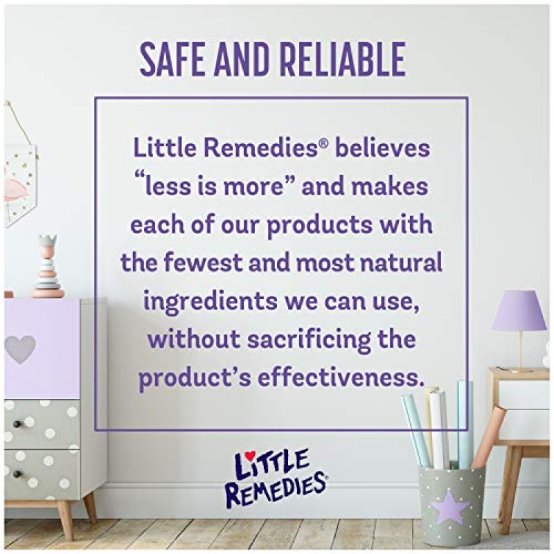 Little Remedies 새로운 아기 필수품 키트, 아기의 코와 배를 위한 6피스 키트