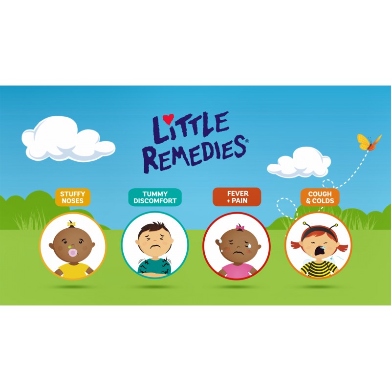 Little Remedies 새로운 아기 필수품 키트, 아기의 코와 배를 위한 6피스 키트