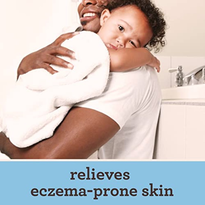 Aveeno Baby Eczema Therapy 보습 크림, 천연 콜로이드 오트밀 및 비타민 B5, 습진으로 인해 건조하고 가려우며 자극받은 피부를 보습하고 완화합니다. 파라벤 및 스테로이드가 없습니다. 12 fl. 온스