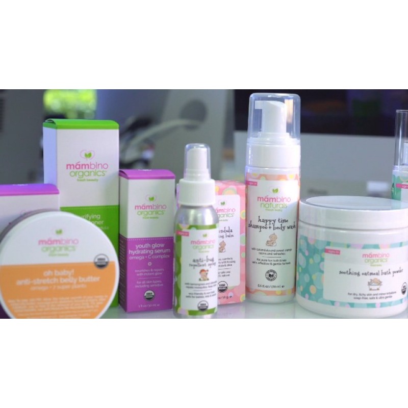 Mambino Organics Soothe Me 샴푸 및 바디 워시 - 유아, 어린이, 성인 민감성 피부를 위한 천연 제품, 5.5액량 온스(3팩)