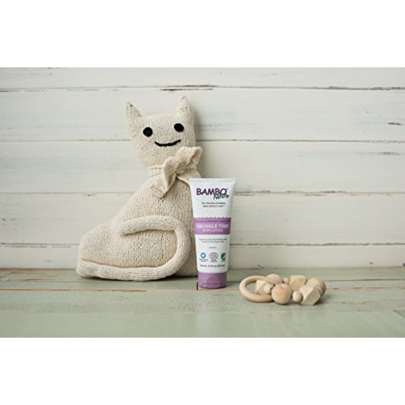 Bambo Nature Snuggle Time 바디 로션, 3.4 fl oz, 6개(튜브 6개들이 1팩)