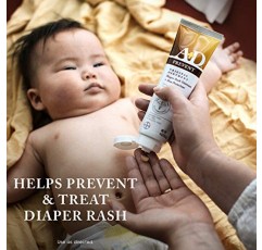 A+D 오리지널 기저귀 발진 연고, 라놀린과 바셀린이 함유된 아기 피부 보호제, 습기를 차단하고 기저귀 발진 예방에 도움이 됨, 4온스 튜브(4개 팩), 포장은 다를 수 있음
