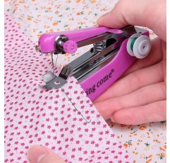 헤밍 가정용 완전 자동 미니 소형 재봉틀 옷을 만들기위한 전기 벨트 간단한 가정용 헤밍 장치 휴대용