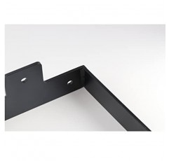 ALXEH 8 인치 사다리꼴 테이블 다리 검정색, DIY 가구 커피 테이블 용 금속 다리, 벤치 의자 다리 캐비닛 엔드 테이블 피트 - 2 개 세트