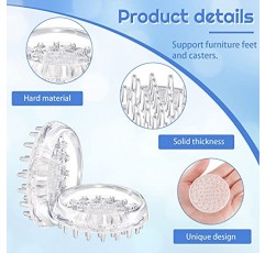 카펫 프로텍터 스파이크 캐스터 컵 원형 가구 캐스터 컵 스파이크 가구 컵 소파, 테이블, 의자, 가구용 스파이크 가구 컵(16개)