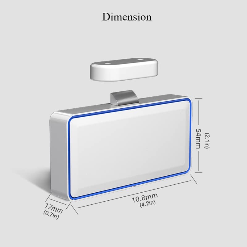Lancoon 열쇠가 없는 캐비닛 잠금 세트, 스마트 전자 하드 숨겨진 드릴 없음 RFID 카드 나무 책장 옷장을 위한 높은 보안 도난 방지 침대 사물함 사무실 파일 서랍 홈 회사 사우나