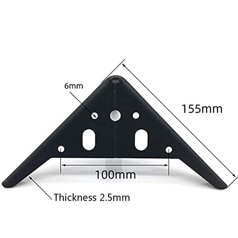 가구 다리, DIY 교체 다리, 의자 테이블 다리, 가구 다리 소파 다리 소파 다리 테이블 다리 드레서 다리, 다리 4개 금속 다리 침대 옆 입구 측면 하드웨어/19Cm ( 색상: 12cm ) (