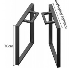 LYF 테이블 다리 2개 세트 헤비 듀티 가구 테이블 다리 400mm DIY 다이닝 커피 프레임 지지대 두꺼운 강한 산업용 강철(색상: 실버, 크기: 30cm)