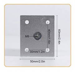 지원 테이블 다리, 소파 침대 피트, 소파 침대 커피 테이블 교체 부품, DIY 가구 TV 찬장, 알루미늄 합금 (크기: 18cm/7.1in) (Si)에 대 한 4pcs 금속 가구 교체 피트 캐비닛 코너 피트