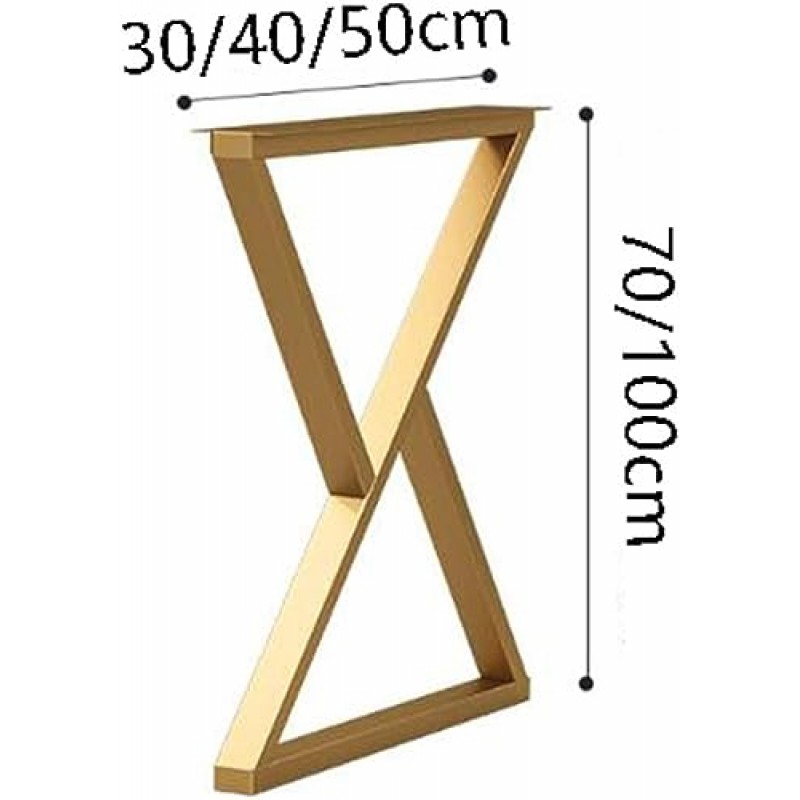 LYF 테이블 다리 가구 지원 다리 블랙 주방 다이닝 피트 DIY 헤비 듀티 금속 커피 데스크 프레임 높이 70cm, 100cm(색상: 블랙, 크기: 30*70cm)