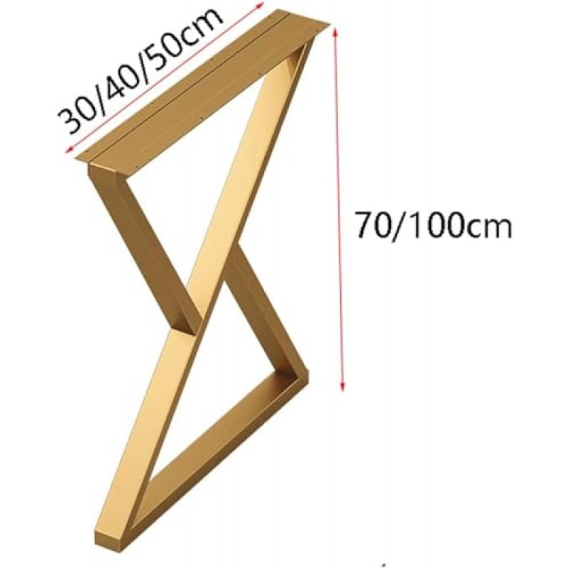 CEMELI LYF DIY 테이블 다리 2Pcs 가구 다리 삼각형 식탁 다리 헤비 듀티 금속 책상 지원 피트 산업 현대 장식