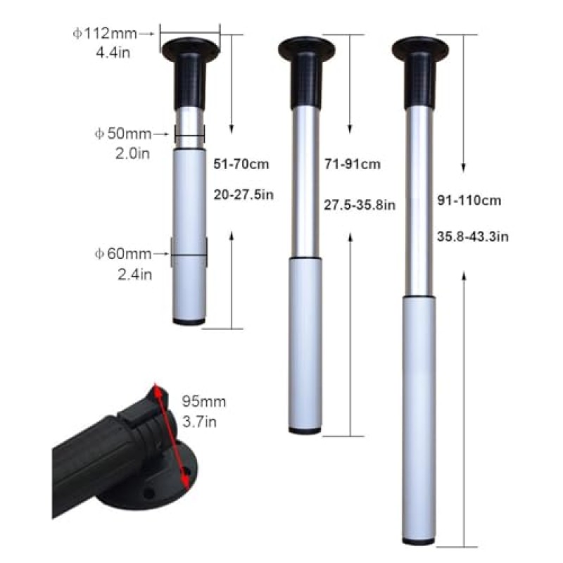 조정 가능한 접이식 테이블 다리, 내구성이 뛰어난 금속 가구 다리, 접이식 지지대 다리, 홈 오피스 DIY 책상 다리, 2