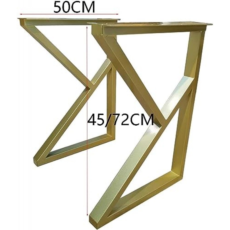 CEMELI LYF 2Pcs 가구 다리 K 모양 테이블 다리 헤비 듀티 금속 주방 식사 피트 교체 나사가있는 DIY 지원 발