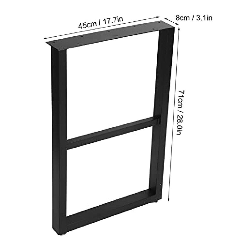 KJAOYU 2 Pcs 가구 다리 금속 홈 DIY 프로젝트 나이트 스탠드 식탁 다리, 산업 현대 DIY 철 벤치 다리
