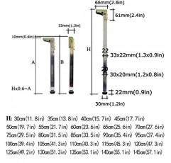 ISolay 조정 가능한 텔레스코픽 다리, 금속 접이식 테이블 다리, 스테인레스 스틸 미끄럼 방지 다리, 조리대 지지대. 책상, 식탁, DIY 가구 등에 적합합니다. (크기: 21.7in)