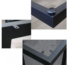 PEIXEN 테이블 다리, 산업용 식탁 다리, 금속 강철 책상 다리 DIY 가구, 검정색 테이블 다리, 업그레이드 40 60mm 정사각형 튜브(크기: W50*H72cm/19.5 * 28in)