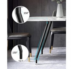 가구 테이블 다리 높이 조절 가능한 금속 아침 식사 바 책상 커피 작업대 캐비닛 주방 욕실 피트 작업대 단위 다리 사이드 보드 DIY, 4 PCS(색상: 검정)