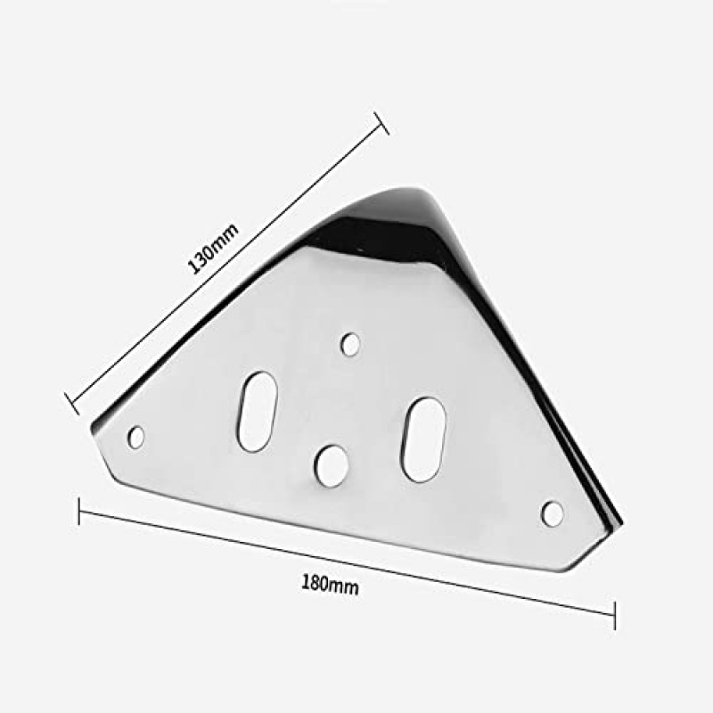 4 조각 현대 가구 피트 DIY 가구 금속 테이블 다리 소파 캐비닛 TV 캐비닛에 적합한 삼각형 가구 피트, 4 최대 1000kg의 중력 지원 (색상 : 2, 크기 : 18cm) (1 18cm)