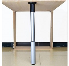 테이블 다리 벽 접이식 식사 RV 리프트 다리 텔레스코픽 피트 조절 가능한 알루미늄 합금 바 지원 다리 텔레스코픽 접이식 DIY 다기능 보이지 않는 가구 피트(51cm)
