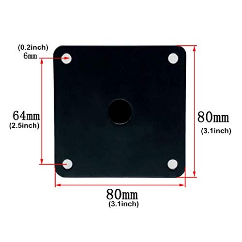WEHOMY 4 조각 Metalniture 지지대, 소파 다리, 캐비닛 피트, DIY 교체 침대 다리, 커피 테이블 다리, 높이 조절 가능 0-15Mm, 조절 가능한 각도 보호 패드, 미끄럼 방지/직선/255Mm