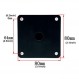 WEHOMY 4 조각 Metalniture 지지대, 소파 다리, 캐비닛 피트, DIY 교체 침대 다리, 커피 테이블 다리, 높이 조절 가능 0-15Mm, 조절 가능한 각도 보호 패드, 미끄럼 방지/직선/255Mm