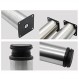 회전 조절 테이블 다리 X4 캐비닛 다리 가구 다리 벤치 다리 테이블 다리 라운드 가구 다리 0-15mm DIY 가구, 500mm(19.68in) ()