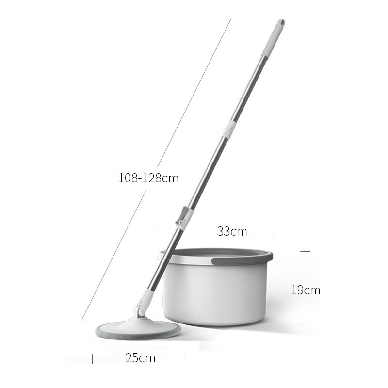 Xiaomi Youpin 게으른 걸레 가정용 원걸레 먼지 분리 손세탁이 필요없는 회전 플랫 걸레 나무 바닥 건식 및 습식 먼지 제거