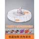 범용 두꺼운 걸레 헤드 토폴로지 좋은 원형 걸레 헤드 비순수 면사 회전 지원 바닥 걸레 헤드 교체 헤드
