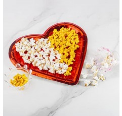 Hiawbon 30 Pcs 인공 팝콘 소형 수지 팝콘 DIY 미니 하우스 주방 팔찌 Ecklace 귀걸이 열쇠 고리 장식을위한 수공예품 액세서리