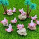 AWEELON 60Pcs 미니 수지 Axolotl, 소형 동물 입상, 정원 풍경 수족관 인형 집 장식 화분에 심은 식물 장식 DIY 공예 정원 요정 장식 생일 파티 호의 …