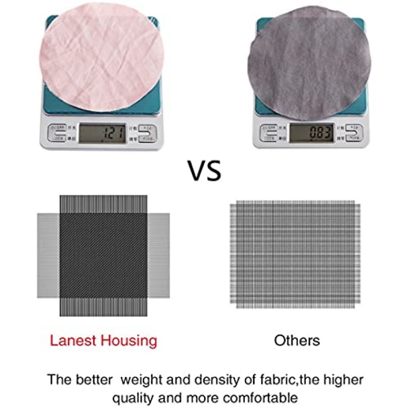 Lanest Housing 검은 색 이불 커버 킹, 부드러운 통기성 마이크로 화이버 이불 커버 지퍼 클로저 (타이 포함), 이불 커버 1개와 베개 샴 2개가 포함된 고급 침구 세트 3개