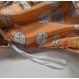 잠자리에 들 준비를 하세요 가을 잎 수채화 프린트 면 이불 이불 커버 현대적인 식물 단풍 나뭇가지 패턴 침구 세트 크림 러스트 구리 황토 소박한 가을 색상 잎(오렌지 셔벗, 킹)