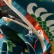 SUSYBAO 꽃 이불 커버 킹 100% 면 식물 꽃 이불 커버 세트 3개 다채로운 해바라기 무늬 이불 커버(지퍼 넥타이 포함) 베개 커버 2개 고급 부드러운 잎 해바라기 침구 세트