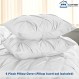 SLEEP-NEST Luxuries 장식 핀치 주름 핀턱 이불 커버 슈퍼 킹 플러스 120x120 사이즈 지퍼 클로저 및 코너 타이 포함 3개 이집트 면 100% 부드럽고 아늑함, 흰색 솔리드