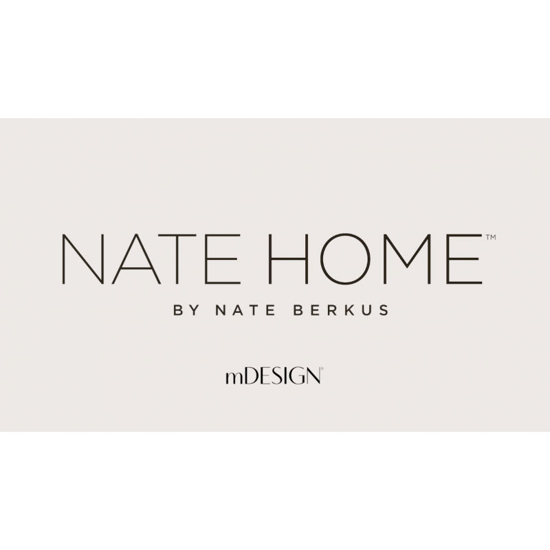 Nate Home by Nate Berkus 200TC 2피스 코튼 퍼케일 이불 커버 | mDesign의 산뜻하고 시원하며 통기성이 뛰어난 침구 세트 - 트윈 사이즈 - 이불 커버 1개/베개 샴 1개, 헤론(연한 파란색)