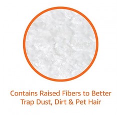 Amazon Basics 먼지, 오물, 애완동물 털 청소용 퀼팅 튼튼한 건식 바닥 천, 44개(1팩), 흰색, 11
