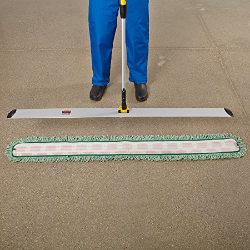 Rubbermaid Commercial Products HYGEN Mop 퀵 커넥트 먼지 빗자루 프레임, 59인치, 사무실/학교 복도 바닥 청소용 홀 더스팅 프레임