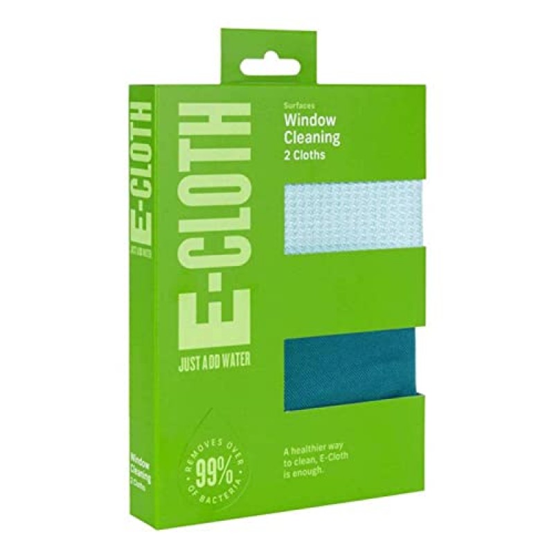 E-Cloth 2pc 창문 청소 팩(3개 패키지)