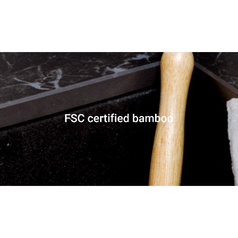 보브 | 대나무 접시 브러쉬 | 3개의 교체 헤드로 오래 지속되는 브러시 | 천연 강모 | 친환경 | 냄비 팬 접시 그릇 세척 및 청소용 나무 접시 브러시 |