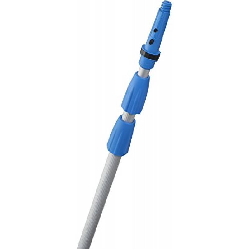 Unger Professional Connect & Clean 텔레스코핑 확장 다목적 기둥, 창문 청소, 먼지 제거, 6-16피트(탈착식 콘 포함)