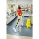 Rubbermaid Commercial Products, Industrial Executive 시리즈 견목 바닥용 펄스 극세사 스프레이 걸레 시스템, 18인치, 단면, 검정색