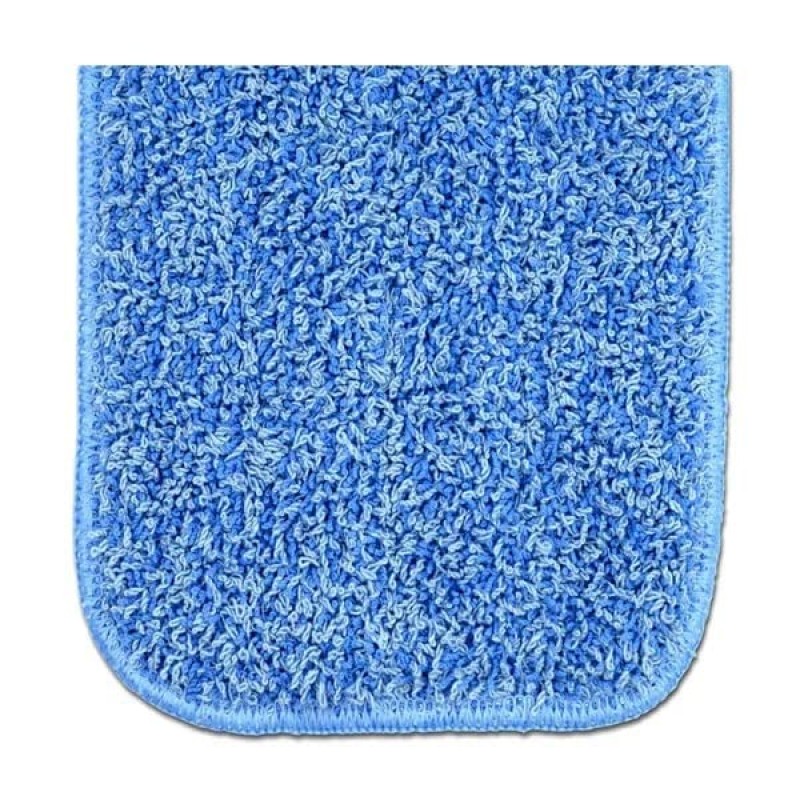 나인 포티 144팩 18인치 극세사 먼지 걸레 리필 - 세탁 가능, 줄무늬 없는 청소 - 플랫 프레임 키트와 호환 가능 - 습식 또는 건식 평평한 나무, 타일 및 라미네이트 바닥 - 파란색(144팩)